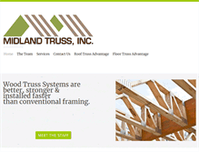 Tablet Screenshot of midlandtruss.com